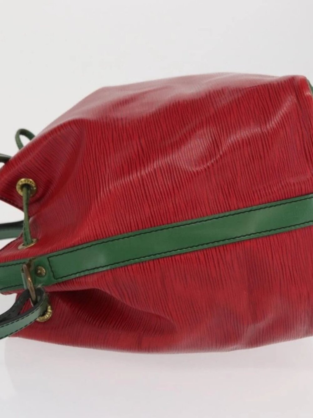 LOUIS VUITTON Epi Petit Noe Shoulder Bag Bicolor Green Red LV Auth ka2062 - Picture 6 of 16